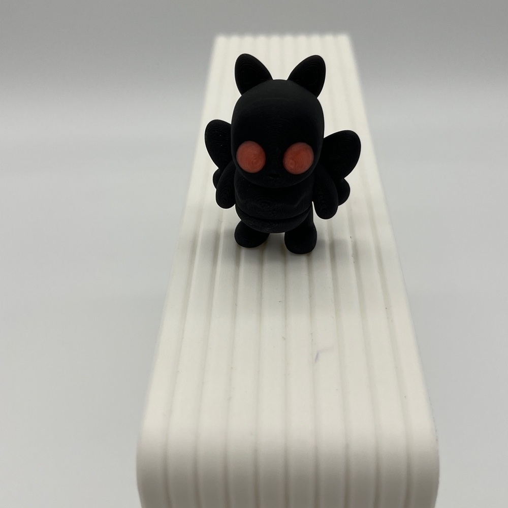 3D printed Mothman glow in dark eyes mini Fidget Toy Fun Collectible Stress …